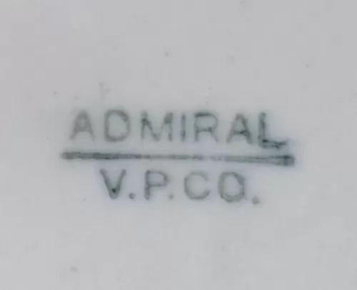 Admiral | Vodrey Pottery Co. | Chamber Pot Base | Mark | 002