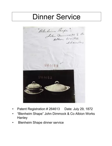 Blenheim | J. Dimmock & Co. | Sauce or Soup Tureen Base, Lid, and Underplate | KewPage | 001