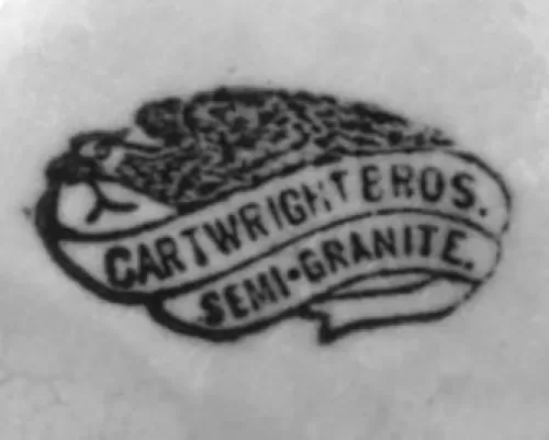 Cable and Bar | Cartwright Bros. | Vegetable Tureen Base | Mark | 001