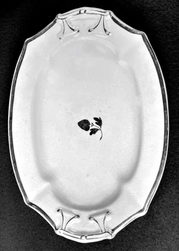 DPW Oval | Dresden Pottery (Potters Cooperative Co.) | Relish Dish | DecItem | 001