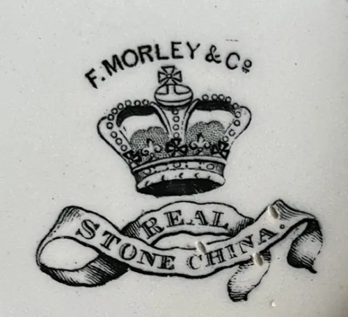 Early Swirl | Francis Morley (& Co.) | Sauce or Soup Tureen Base and Lid | Mark | 005