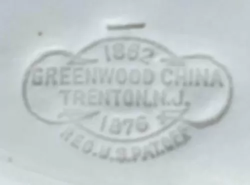Greenwood Shell | Greenwood Pottery Co. | Relish Dish | Mark | 002