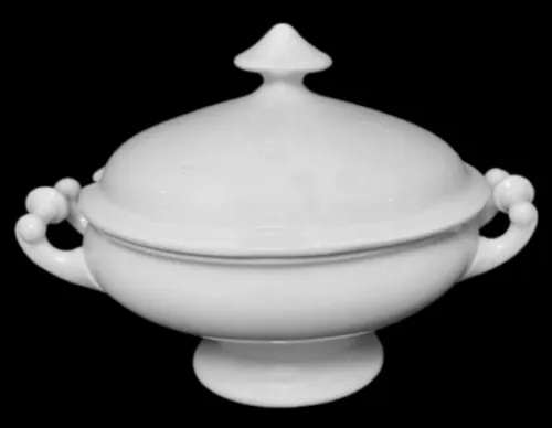 Harvard (Plain Uplift) | Moore Brothers | Sauce or Soup Tureen Base and Lid | Item | 001