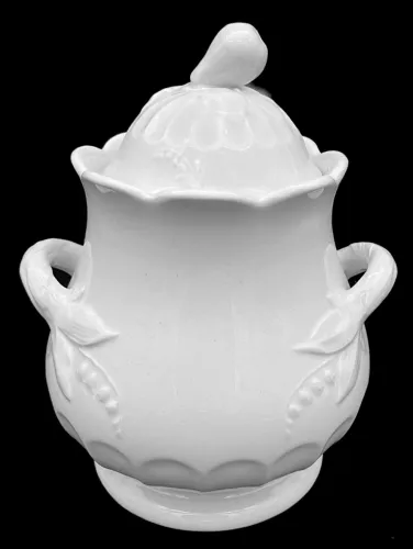 Lily of the Valley with Thumbprint | Jacob Furnival | Sugar Bowl with Lid | Item | 001