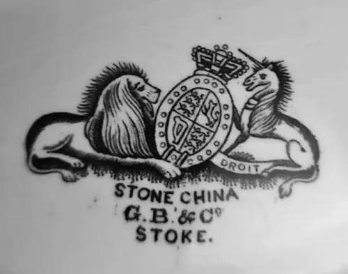 Oriental Shape | George Bennett & Co. | Teapot or Coffee Pot Base and Lid | Mark | 001