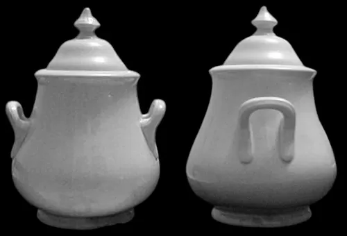 Richelieu Shape (Plain Uplift) | James F. Wileman | Sugar Bowl with Lid | Item | 002