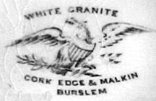 Sevres Shape | Cork, Edge, Malkin, & Co. | Relish Dish | Mark | 001