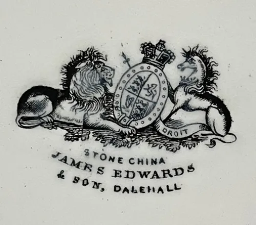 Split Pod | James Edwards & Son | Plate | Mark | 006