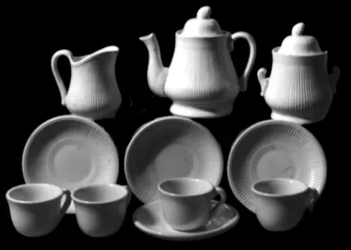Tiny Rib | J. & G. Meakin | Child's or Toy Tea Set or Pieces | Item | 001