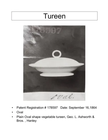 Vegetable Tureen Base and Lid