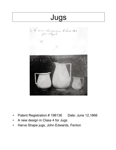 Pitcher - Table - Various Sizes