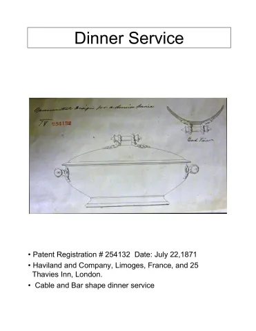 Vegetable Tureen Base and Lid