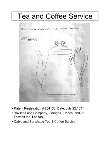 Teapot or Coffee Pot Base and Lid