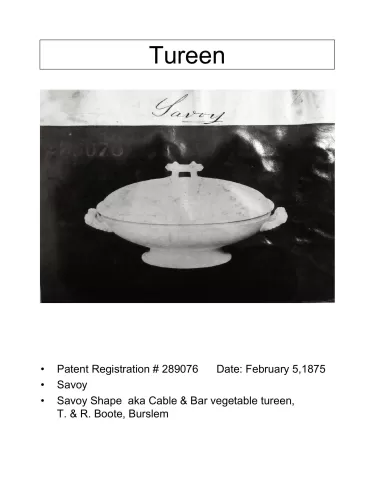 Vegetable Tureen Base and Lid