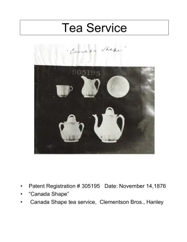Teapot or Coffee Pot Base and Lid
