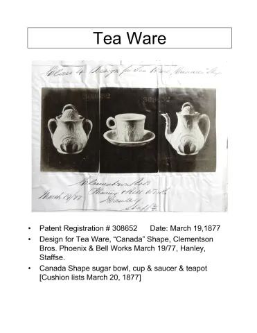 Teapot or Coffee Pot Base and Lid