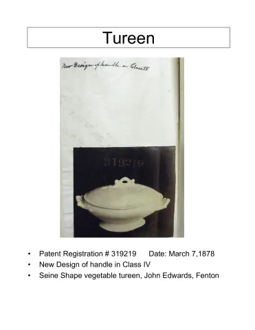 Vegetable Tureen Base and Lid