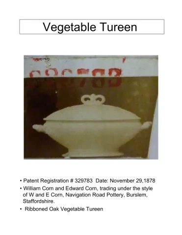 Vegetable Tureen Base and Lid