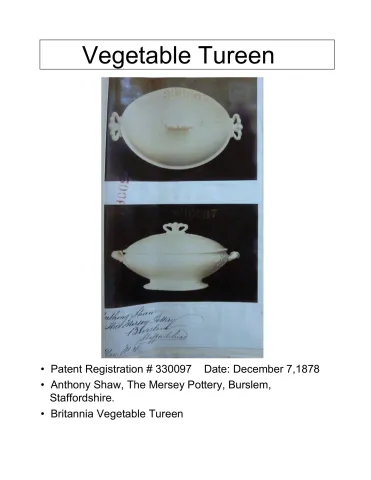 Vegetable Tureen Base and Lid
