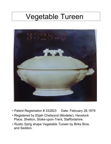 Vegetable Tureen Base and Lid