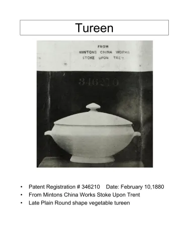 Vegetable Tureen Base and Lid