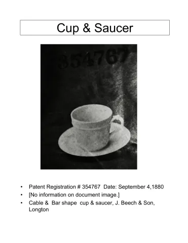 Cup and Saucer - Handled