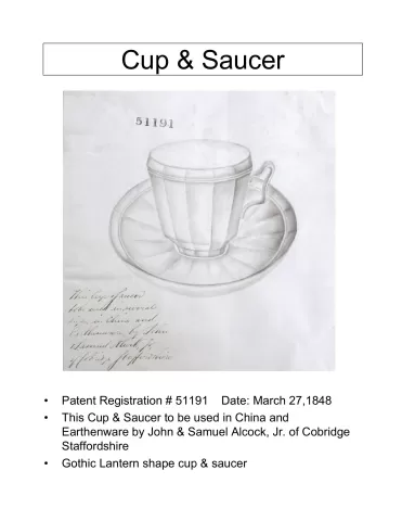 Cup and Saucer - Handled