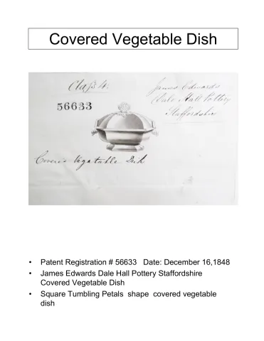 Vegetable Tureen Base and Lid