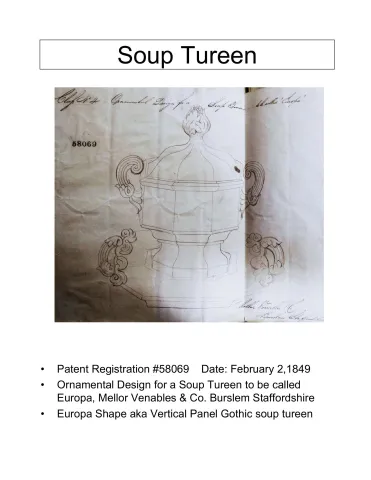 Sauce or Soup Tureen Base, Lid, and Underplate