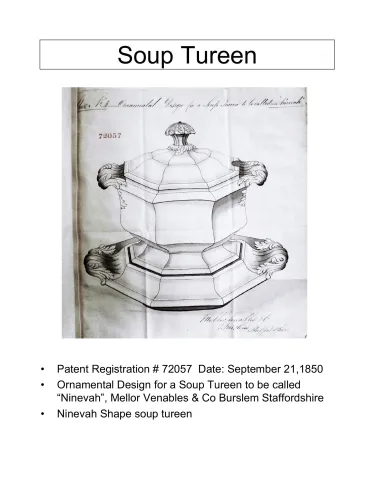 Sauce or Soup Tureen Base, Lid, and Underplate