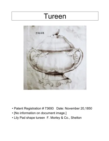 Sauce or Soup Tureen Base and Lid