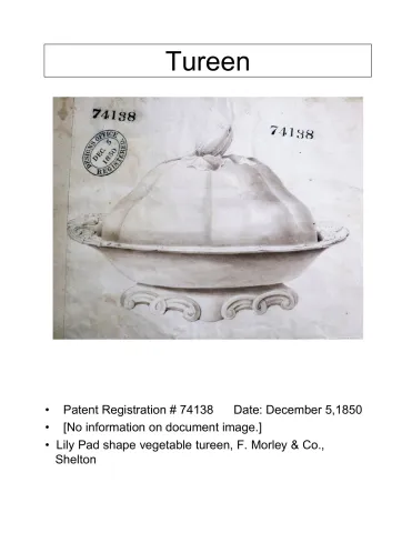Vegetable Tureen Base and Lid