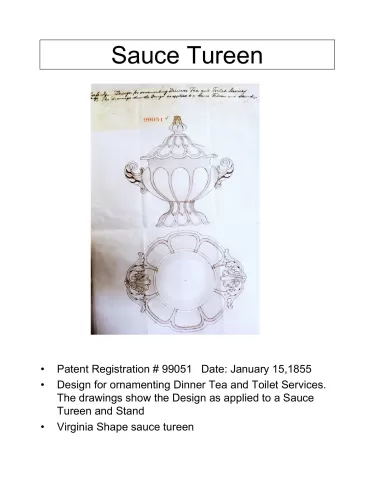Sauce or Soup Tureen Underplate