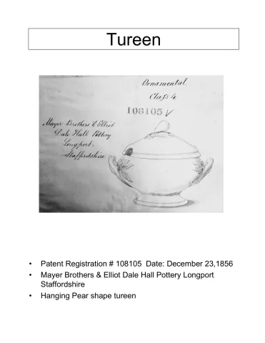 Sauce or Soup Tureen Base and Lid
