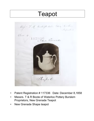 Teapot or Coffee Pot Base and Lid