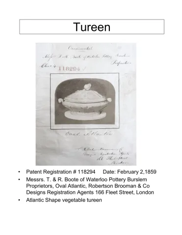 Vegetable Tureen Base and Lid