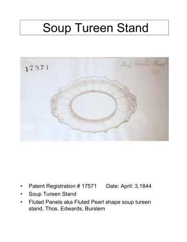 Sauce or Soup Tureen Underplate