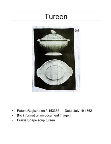 Sauce or Soup Tureen Underplate
