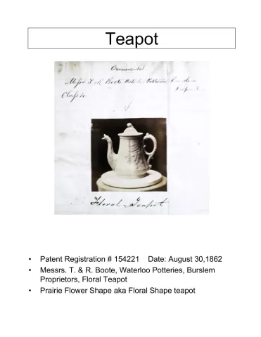 Teapot or Coffee Pot Base and Lid
