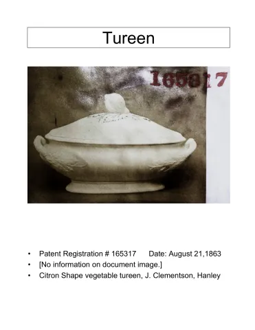 Vegetable Tureen Base and Lid