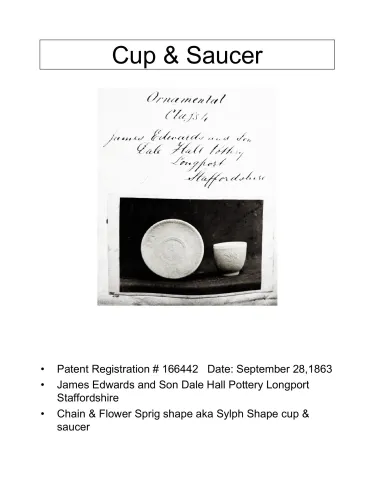 Cup and Saucer - Handled