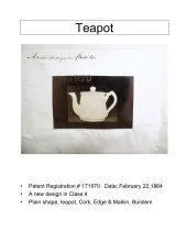 Teapot Base and Lid