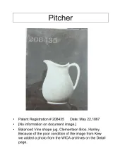 Pitcher - Table - Various Sizes