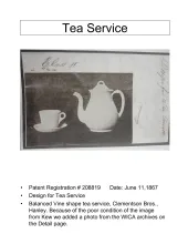 Teapot or Coffee Pot Base and Lid