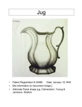 Pitcher - Table - Various Sizes