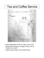 Teapot or Coffee Pot Base and Lid