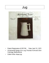 Pitcher - Table - Various Sizes