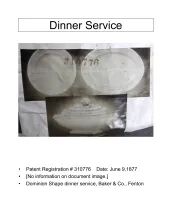 Vegetable Tureen Base and Lid