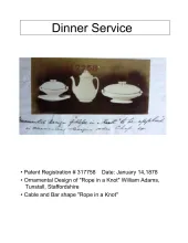 Vegetable Tureen Base and Lid