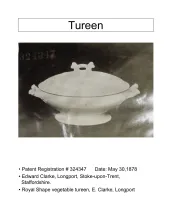 Vegetable Tureen Base and Lid